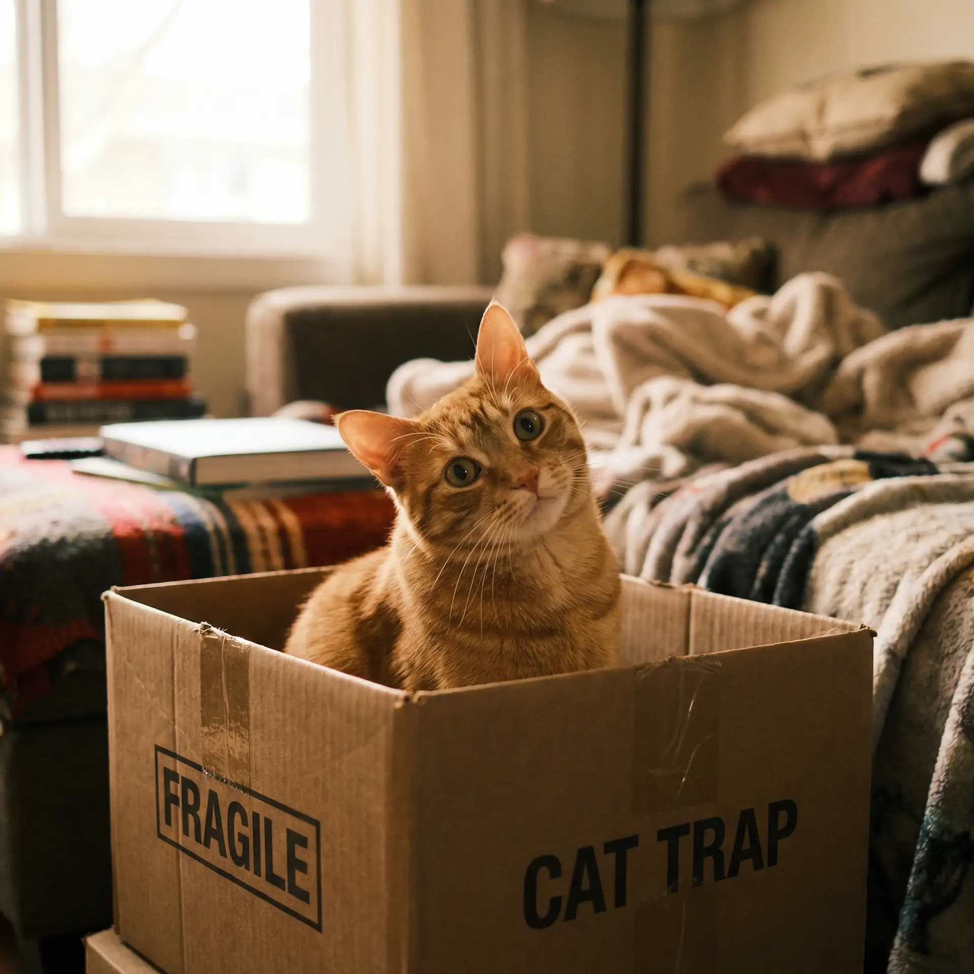 橘猫躲在纸箱里 - 玫瑰之战电视剧在线观看